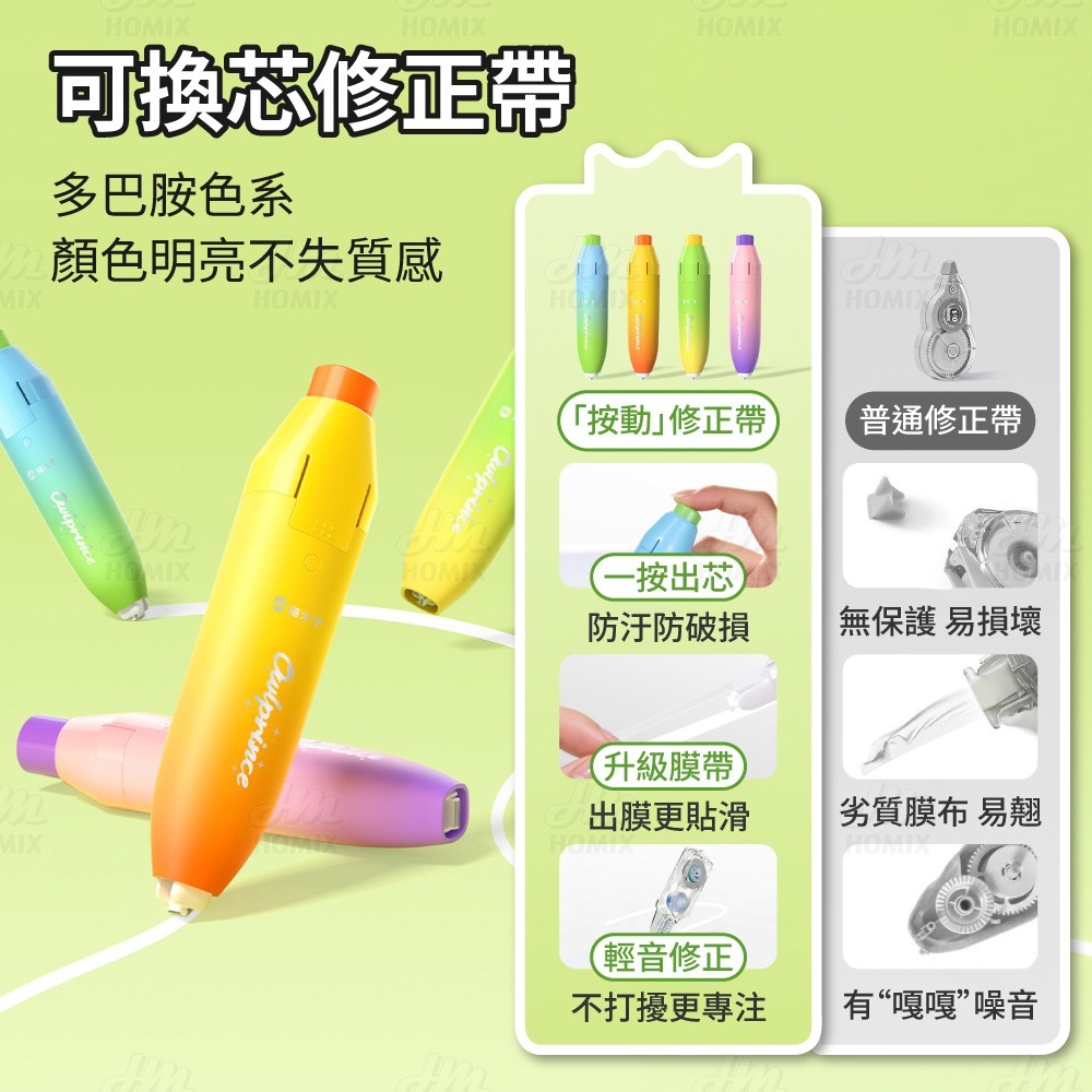 『來人客』貓太子 觸啟輕奢修正帶 筆式修正帶 立可帶 修正帶 隱形修正帶 替換帶 立可白 文具-細節圖2