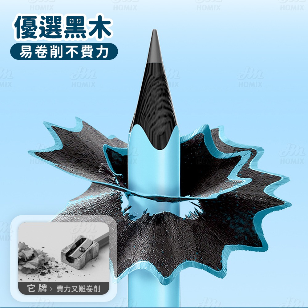 『來人客』貓太子 小彩桿黑木鉛筆 三角鉛筆 HB 2b鉛筆 削鉛筆 2b考試專用鉛筆 素描鉛筆 鉛筆-細節圖8