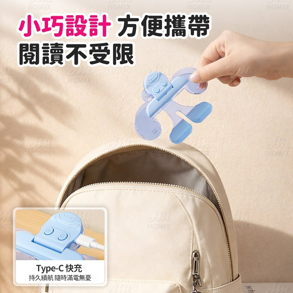 『來人客』貓太子 黃金12°寶蓋頭書夾燈3.0 書本固定夾 書夾 閱讀器 手帳夾 多功能夾 夾子 透明夾 閱讀夾-細節圖8