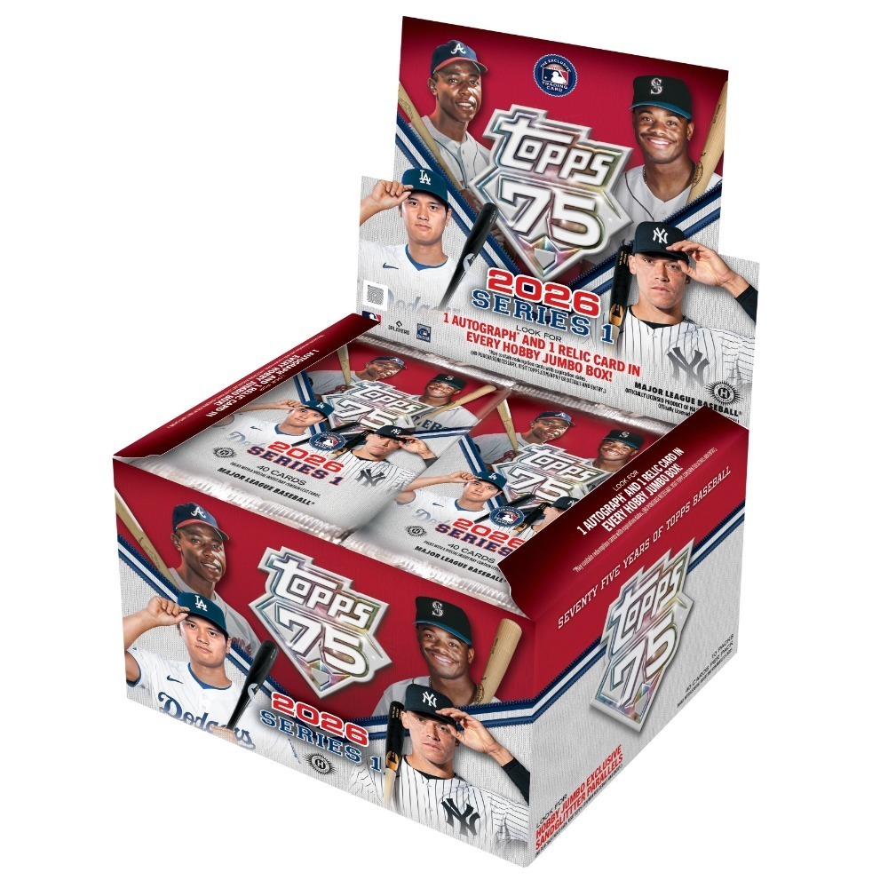 2026 Topps Baseball Series 1- 75週年 Jumbo Box