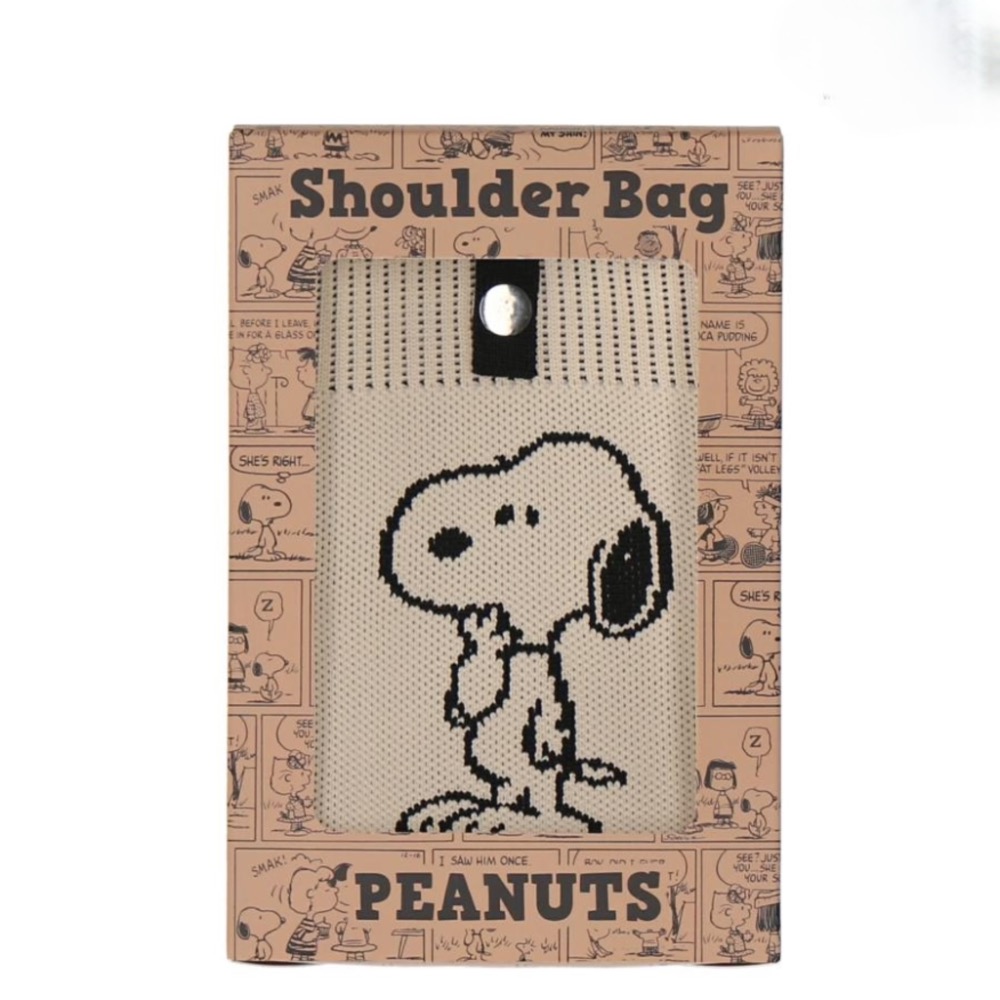 （預購）史努比針織單肩小包12*18*5cm(全長127cm不可調）-規格圖7