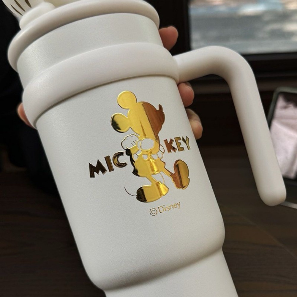 米奇/草莓熊 冰壩杯 不鏽鋼材質900ml-細節圖3