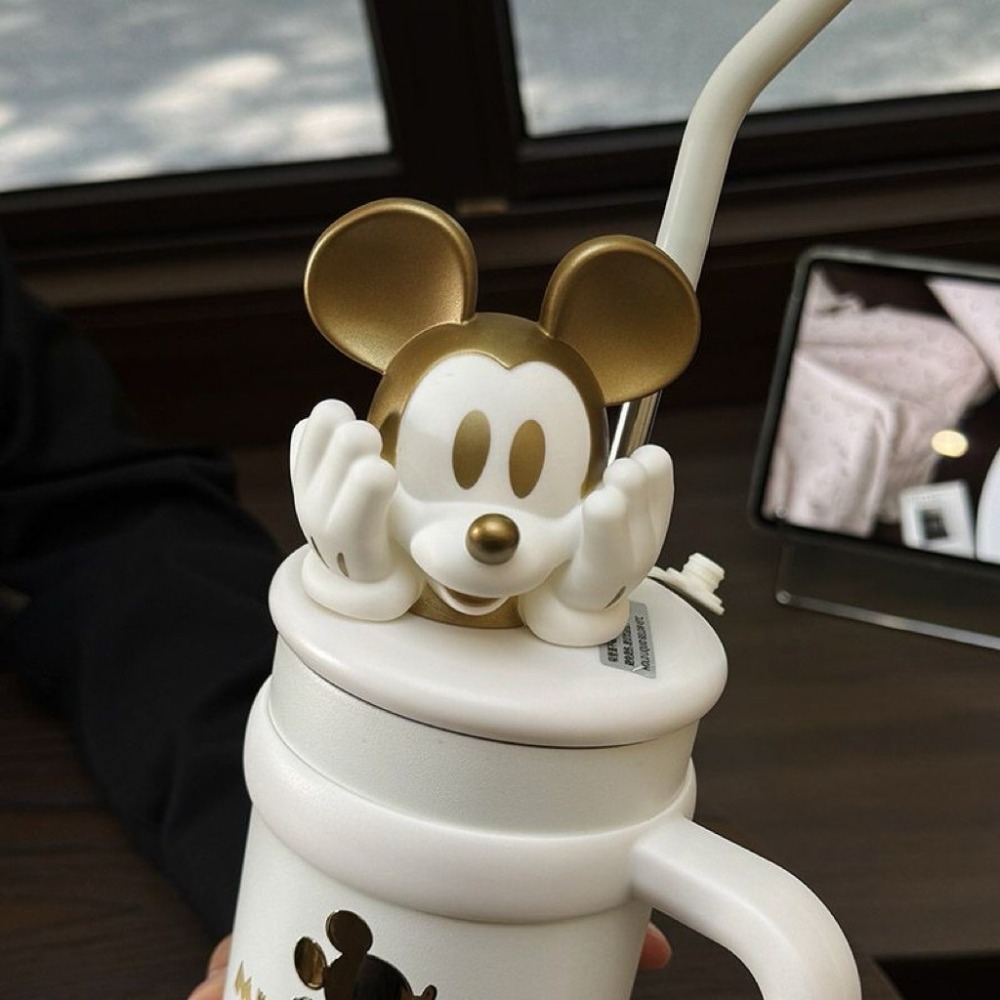 米奇/草莓熊 冰壩杯 不鏽鋼材質900ml-細節圖4
