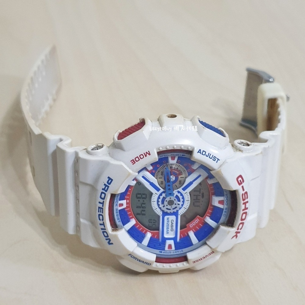【二手現貨】G-SHOCK GA-110TR 鋼彈系列色系運動錶 51.2mm 手錶 無保固 CASIO 中性錶 男錶-細節圖2