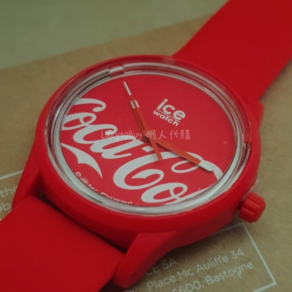 【現貨】可口可樂 x Ice Watch 限量版太陽能手錶 CocaCola 典藏紅 中性錶-細節圖4