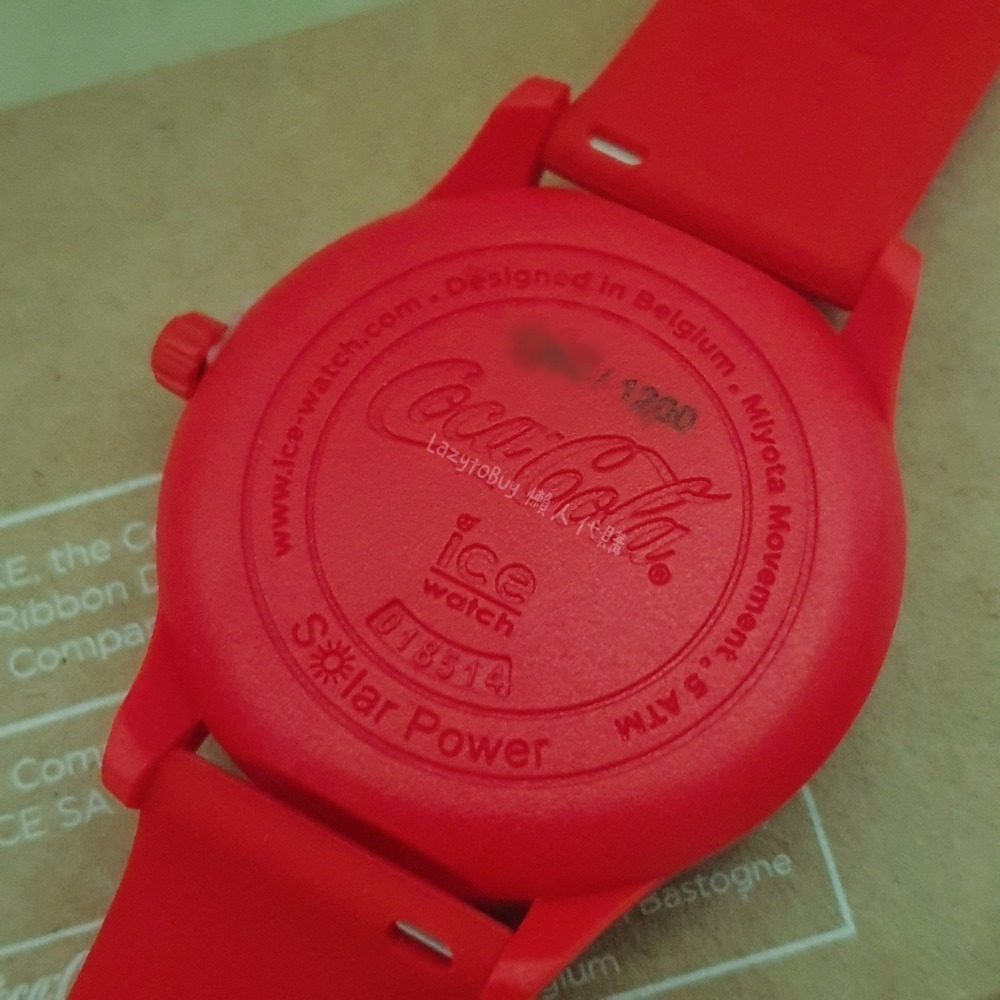 【現貨】可口可樂 x Ice Watch 限量版太陽能手錶 CocaCola 典藏紅 中性錶-細節圖5