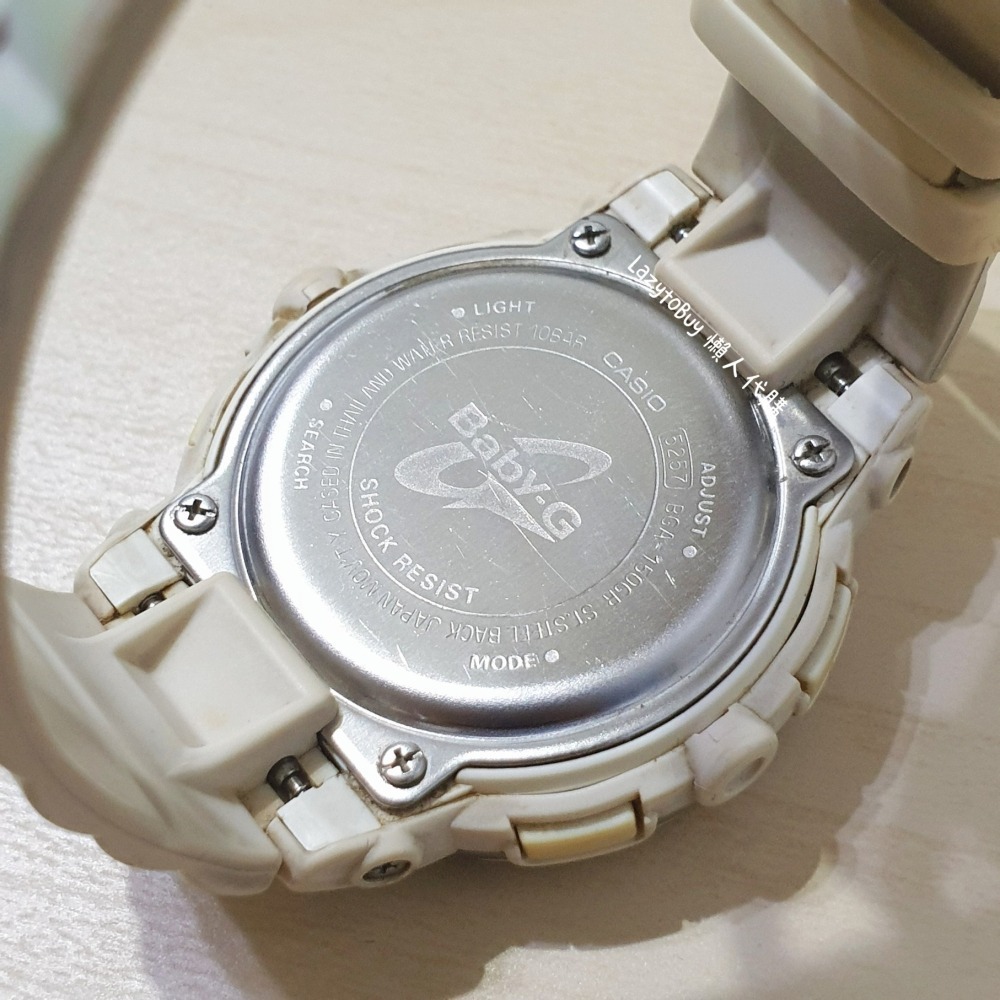 【二手現貨】Baby-G BGA-150GR 俏麗雙顯女錶 42mm 無保固 CASIO 卡西歐 腕錶 手錶 中性錶-細節圖5