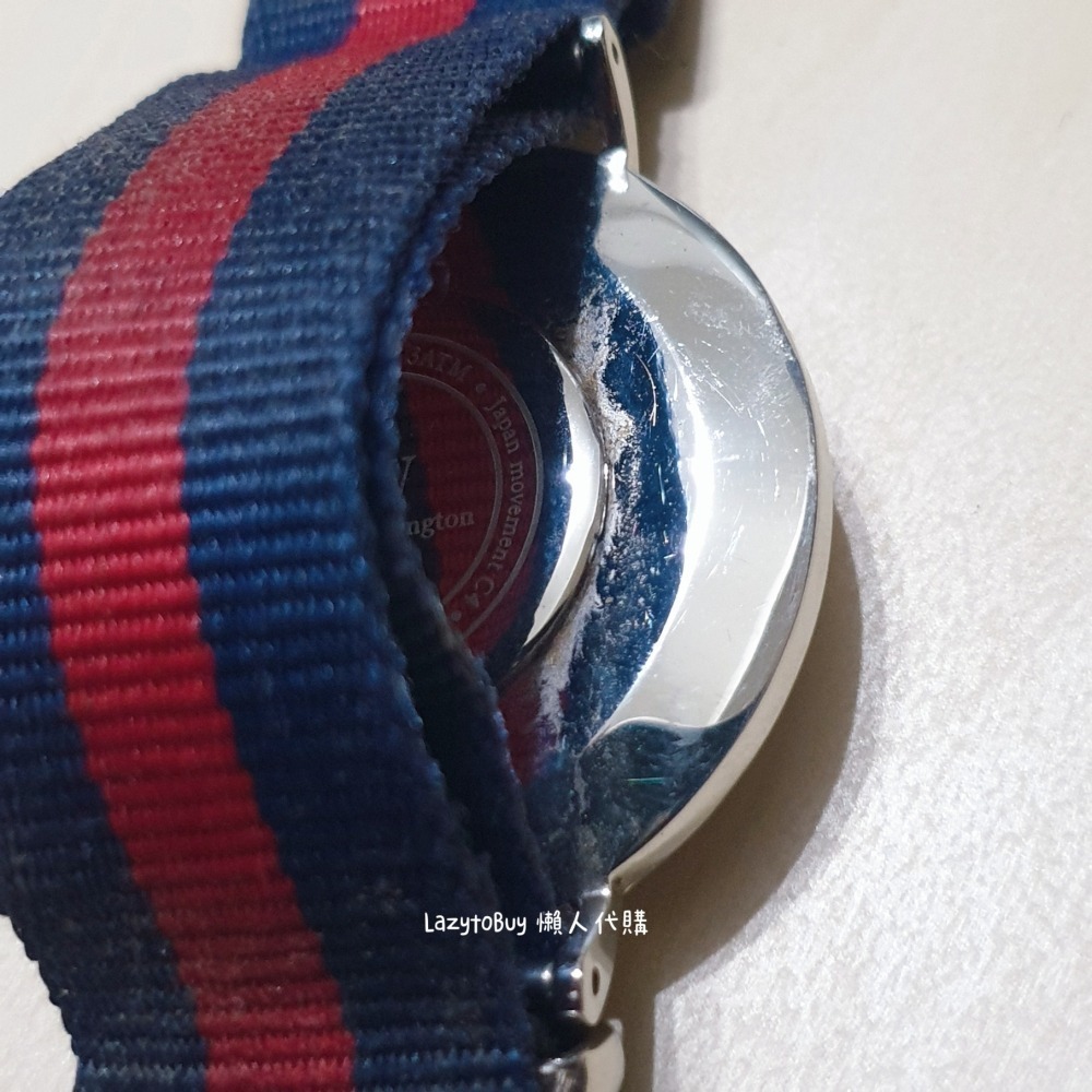 【二手現貨】DW 經典時尚皮帶款腕錶 銀框 40mm 手錶 無保固 中性錶 男錶 Daniel Wellington-細節圖3