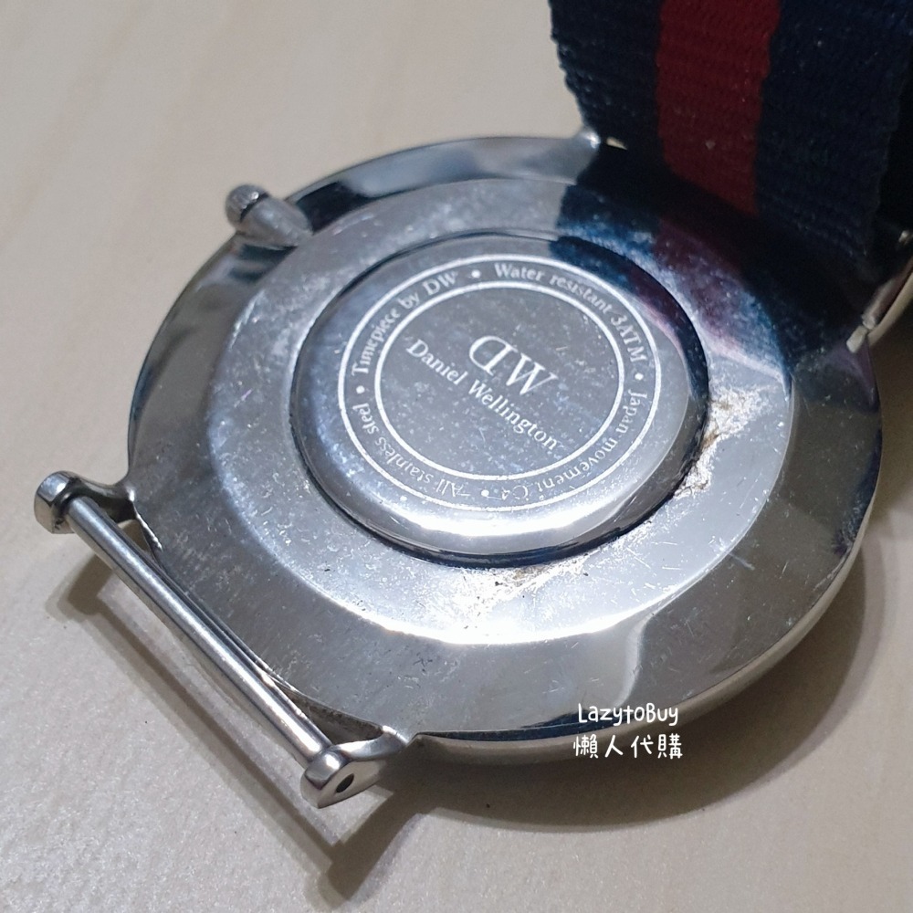 【二手現貨】DW 經典時尚皮帶款腕錶 銀框 40mm 手錶 無保固 中性錶 男錶 Daniel Wellington-細節圖4