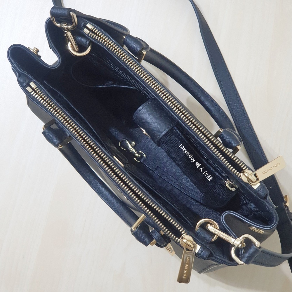 【二手現貨】 Michael Kors KELLEN 金字防刮手提包 殺手包 肩背包 斜背包 MK（已絕版）-細節圖4