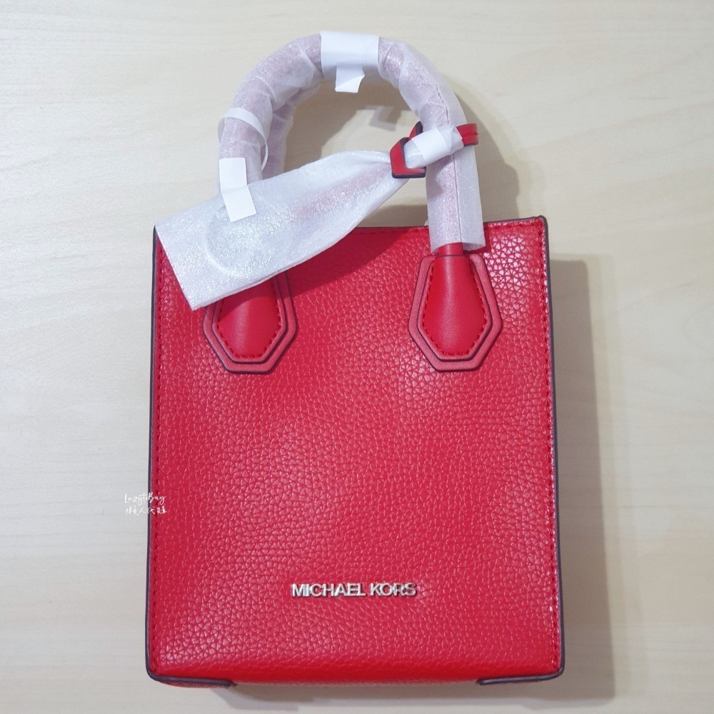 【現貨】Michael Kors 迷你琴譜包 Mercer 浮雕LOGO 全新 MK 小方包 斜背包 手提包 肩背包-細節圖3