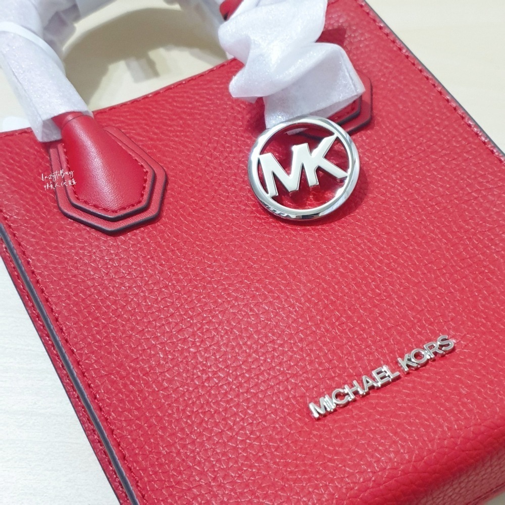 【現貨】Michael Kors 迷你琴譜包 Mercer 浮雕LOGO 全新 MK 小方包 斜背包 手提包 肩背包-細節圖4