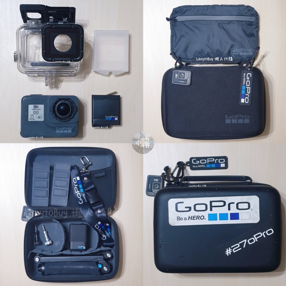 【二手現貨】GoPro HERO5 原廠全配不拆售 27oPro 秀田蓮花魚眼潛水罩 Shoot 官方正品-細節圖5