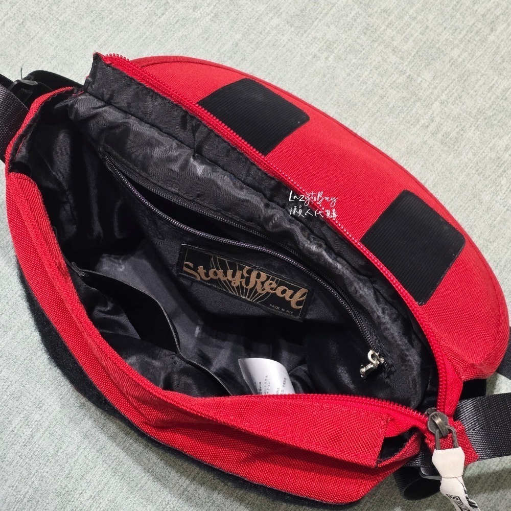 【二手現貨】STAYREAL 郵差包 紅色 PLAN A 肩背包 斜背包 側背包 包包 官方正品 （已絕版）-細節圖2