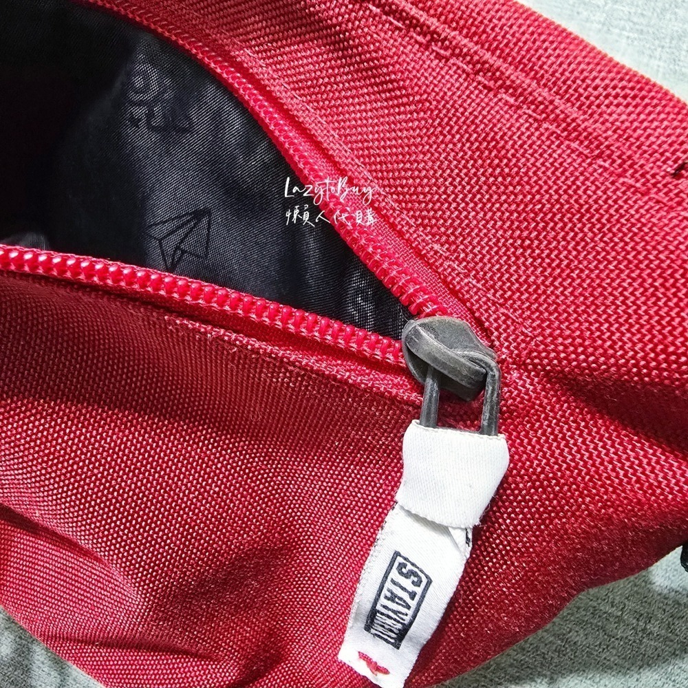 【二手現貨】STAYREAL 郵差包 紅色 PLAN A 肩背包 斜背包 側背包 包包 官方正品 （已絕版）-細節圖5