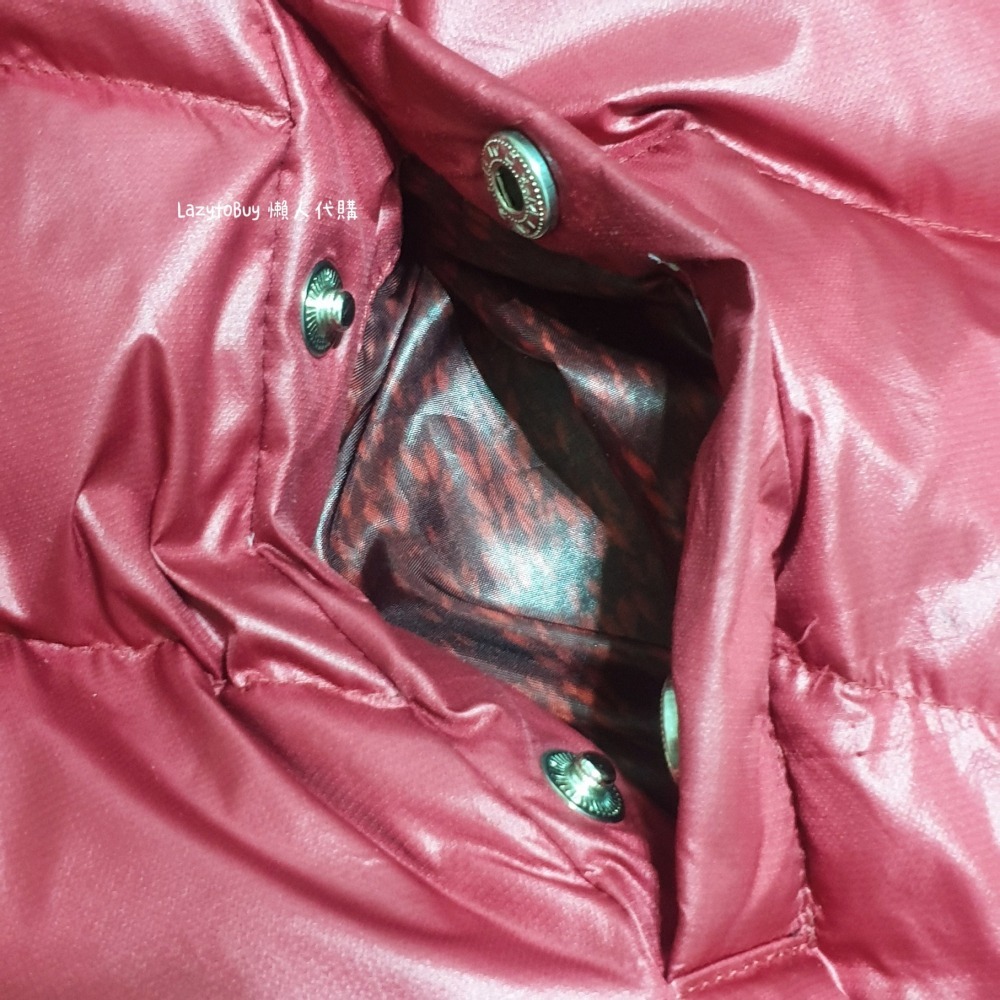 【二手現貨】5th Street 第五街 保暖羽絨外套 M號 酒紅色 官方正品 Blue Jeans-細節圖4