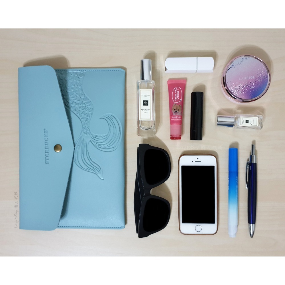 【現貨】星巴克 新加坡定 手拿包 ipad包 平板包 收納包 Starbucks 人魚女神（絕版品）-細節圖4