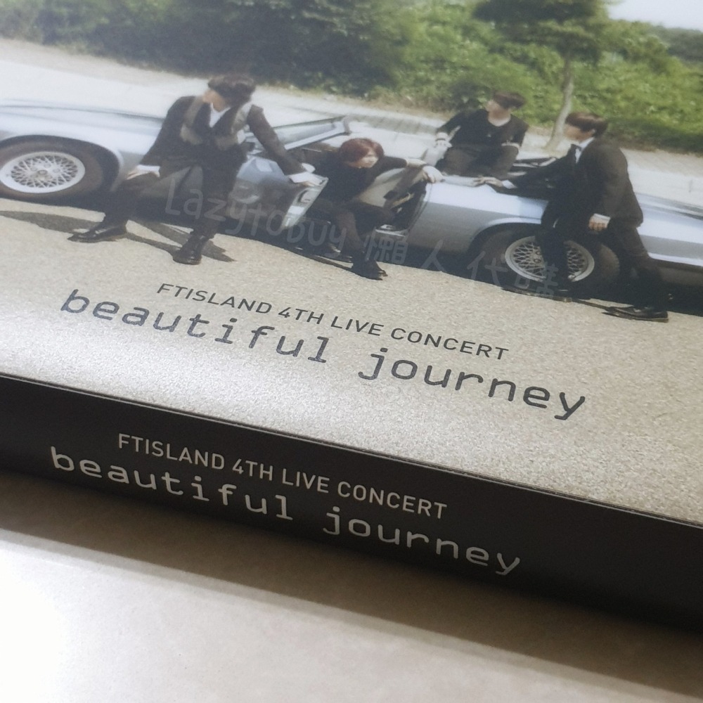 【現貨】FTIsland官方正版周邊 演唱會紀念豪華文具組 Beautiful Journey 拉鍊包 文件夾（已絕版）-細節圖3