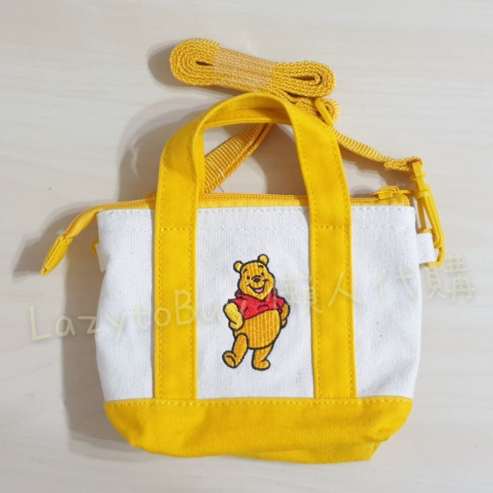 【現貨】東京迪士尼 Disney 拉鍊票卡錢包 米奇 小熊維尼 米妮 大頭錢包 票卡夾 絨毛包 小包 日本-細節圖5