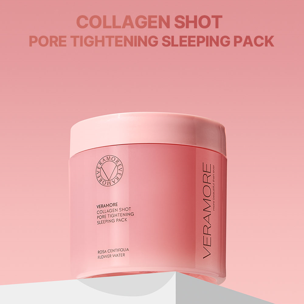 【現貨】韓國VERAMORE 膠原蛋白澎潤晚安面膜 90ml 贈面膜專用刷 免沖洗 緊緻 亮白 保濕 抗老-細節圖2