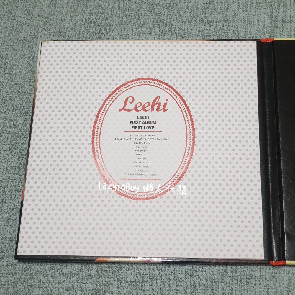 【二手專輯】李遐怡 Lee Hi First Love CD+DVD 首張冠軍韓語正規專輯（已絕版）-細節圖2