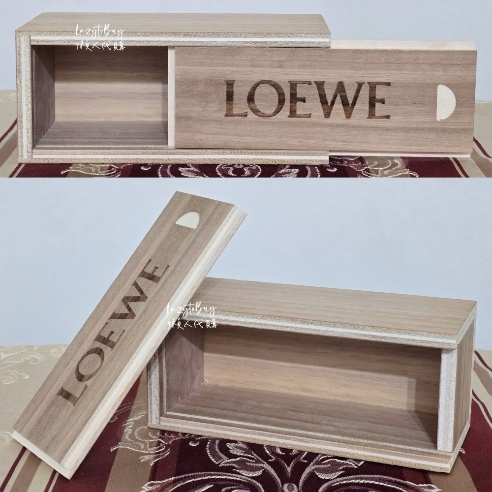 【現貨】LOEWE 木質收納盒 Wooden Box 香水收納 收納盒 木盒 木頭收納盒 交換禮物 聖誕禮物-細節圖2