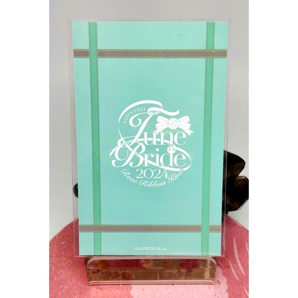 彩虹社 2024 六月花嫁  叶/ ChroNoir 拍立得、徽章-細節圖2