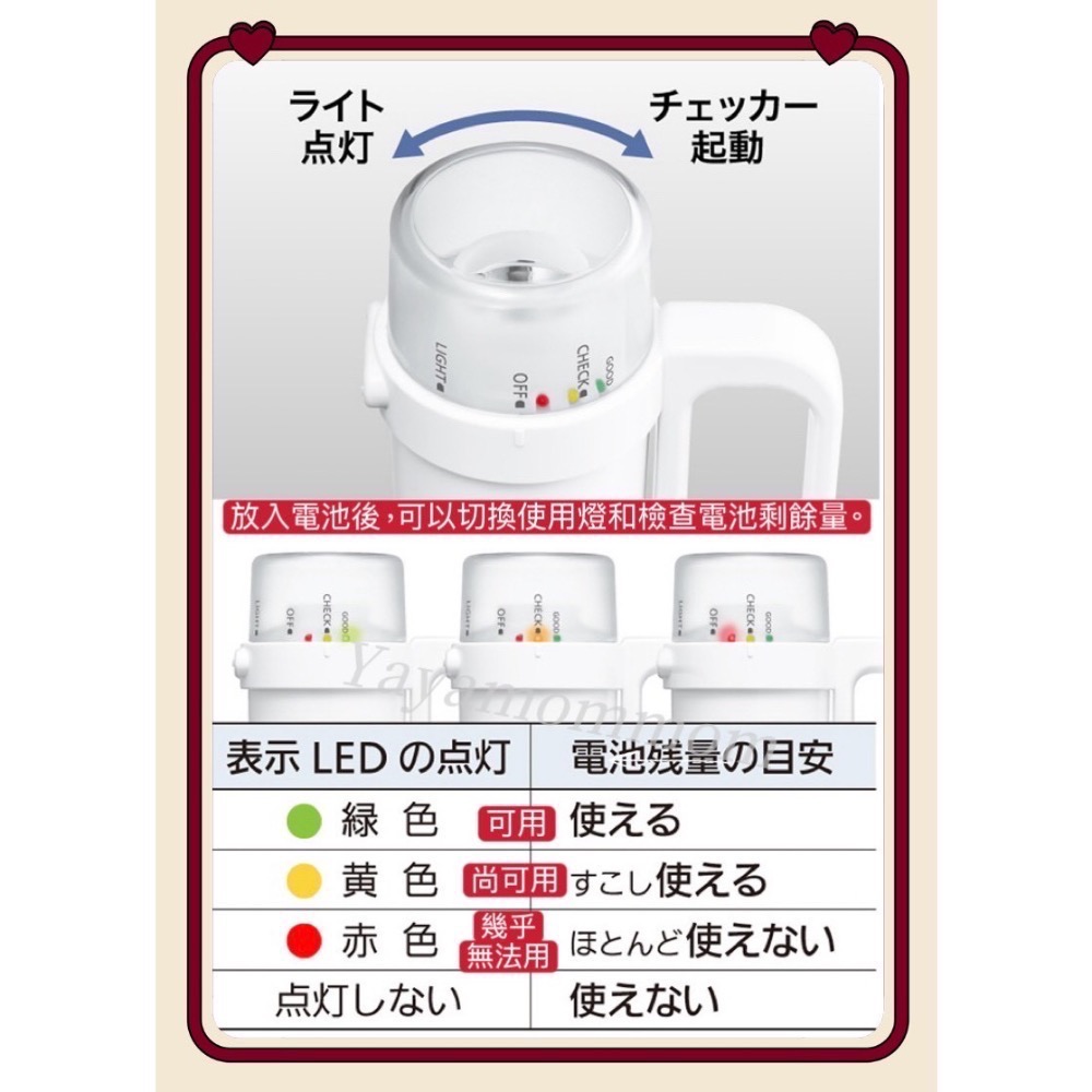 日本🇯🇵 Panasonic 國際牌 LED手電筒  BF-BM20P-W 電池式 顯示剩餘電量 可連續使用24小時-細節圖4