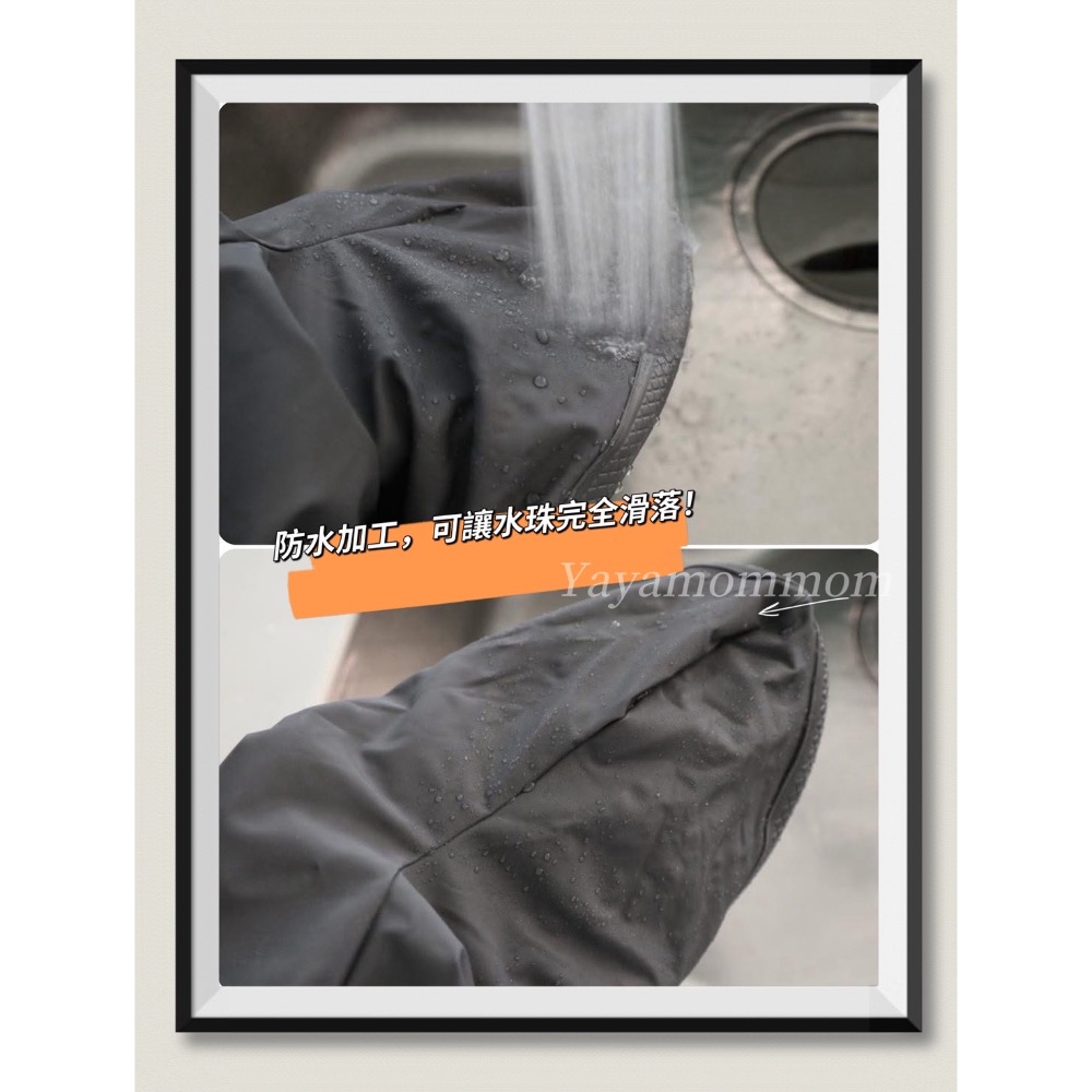 日本🇯🇵 3COINS「防水鞋套」潑水加工長筒鞋套 雨天護鞋神器 雨鞋 鞋套 下雨 雨季 可折疊 收納 包覆-細節圖3