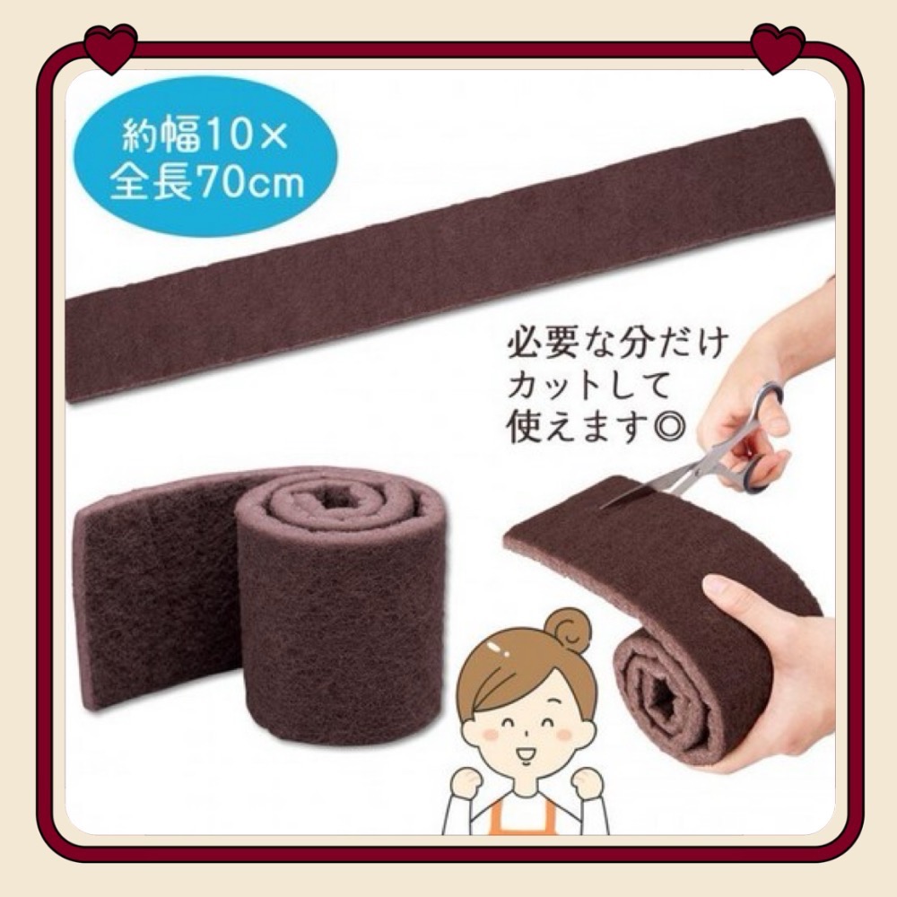 日本🇯🇵 COMOLIFE 可水洗除鏽 除焦 菜瓜布 可以用水去除鏽跡、去除鏽跡的工匠可以用水去除的鍋 去除鏽跡-細節圖6