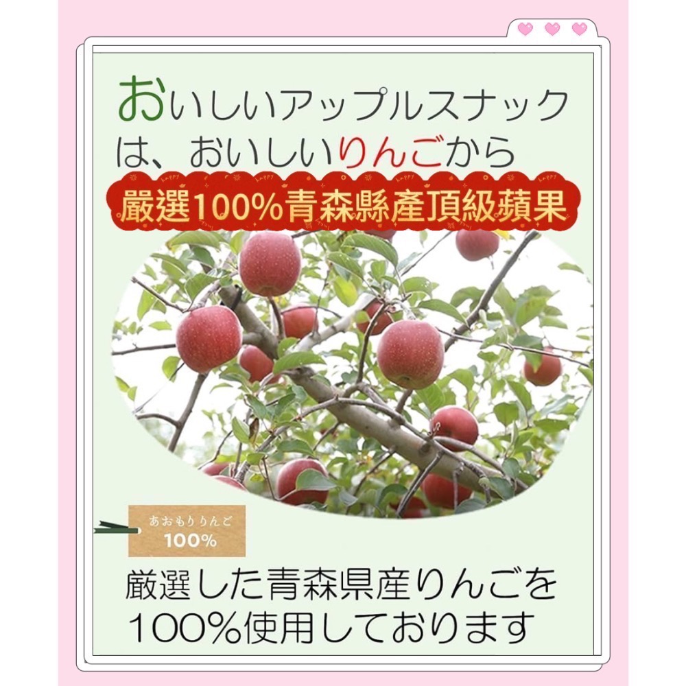 日本🇯🇵 青森 超好吃 蘋果餅乾片 日本伴手禮 日本零食 果乾 蘋果-細節圖3