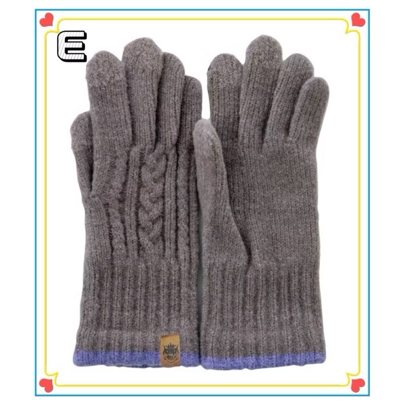 日本製🇯🇵 Tehtava+ BISQUE 觸控 針織 保暖手套 男女適用 兒童-規格圖9