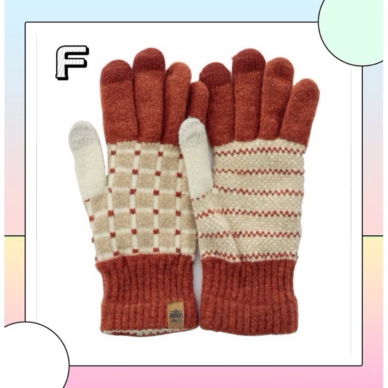 日本製🇯🇵 Tehtava+ BISQUE 觸控 針織 保暖手套 男女適用 兒童-規格圖9