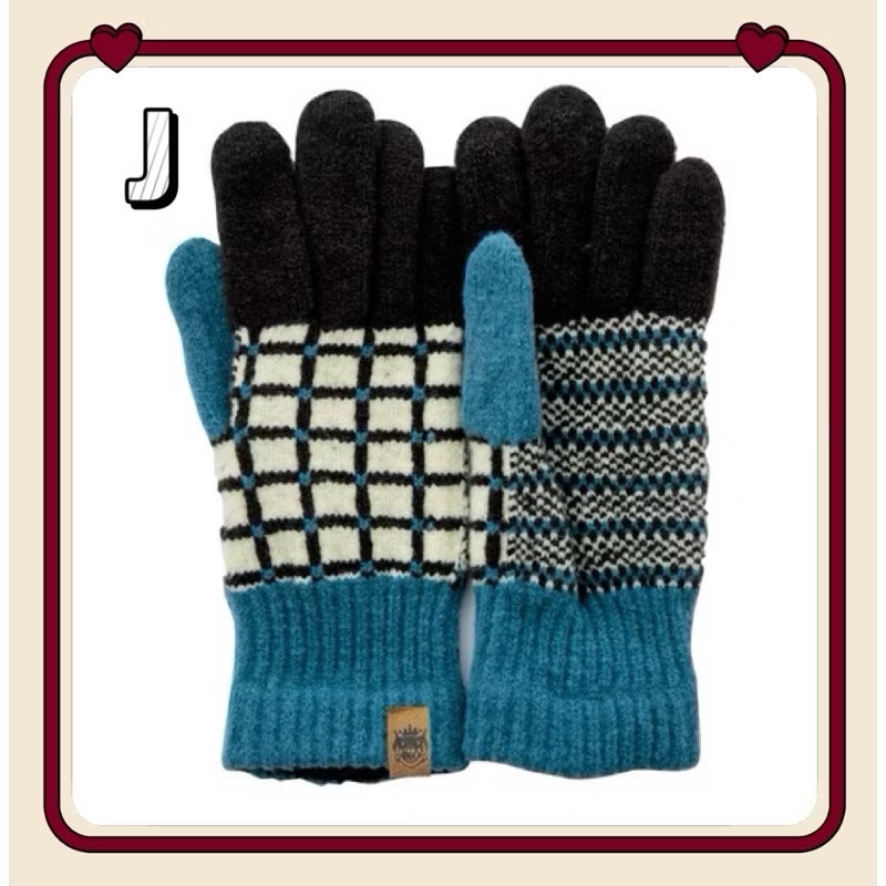 日本製🇯🇵 Tehtava+ BISQUE 觸控 針織 保暖手套 男女適用 兒童-規格圖9