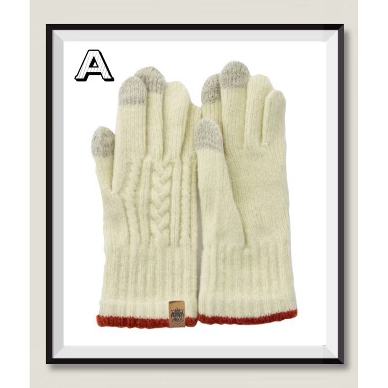 日本製🇯🇵 Tehtava+ BISQUE 觸控 針織 保暖手套 男女適用 兒童-規格圖9