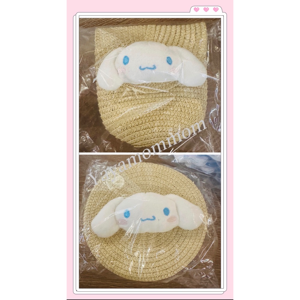 日本🇯🇵 skater 三麗鷗 Sanrio 仿草編 斜背包 翻蓋型 圓形 凱蒂貓/美樂蒂/酷洛米/大耳狗 可愛-細節圖9