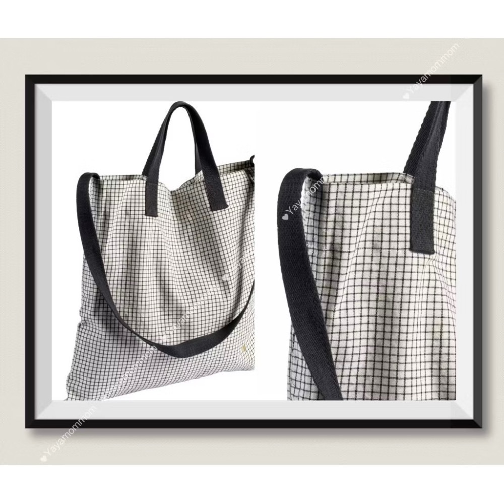 法國🇫🇷 La cerise sur le gâteau 有機棉 手提 側背包 立體 收納包 收納袋 防水棉-規格圖6