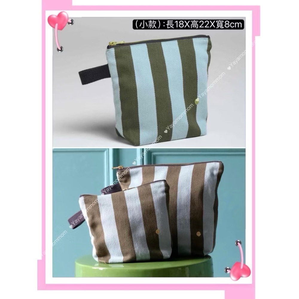 法國🇫🇷 La cerise sur le gâteau 有機棉 手提 側背包 立體 收納包 收納袋 防水棉-規格圖6