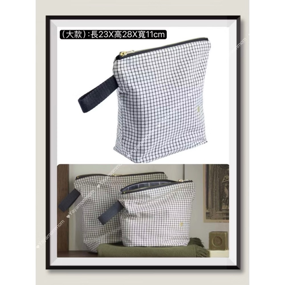 法國🇫🇷 La cerise sur le gâteau 有機棉 手提 側背包 立體 收納包 收納袋 防水棉-規格圖6