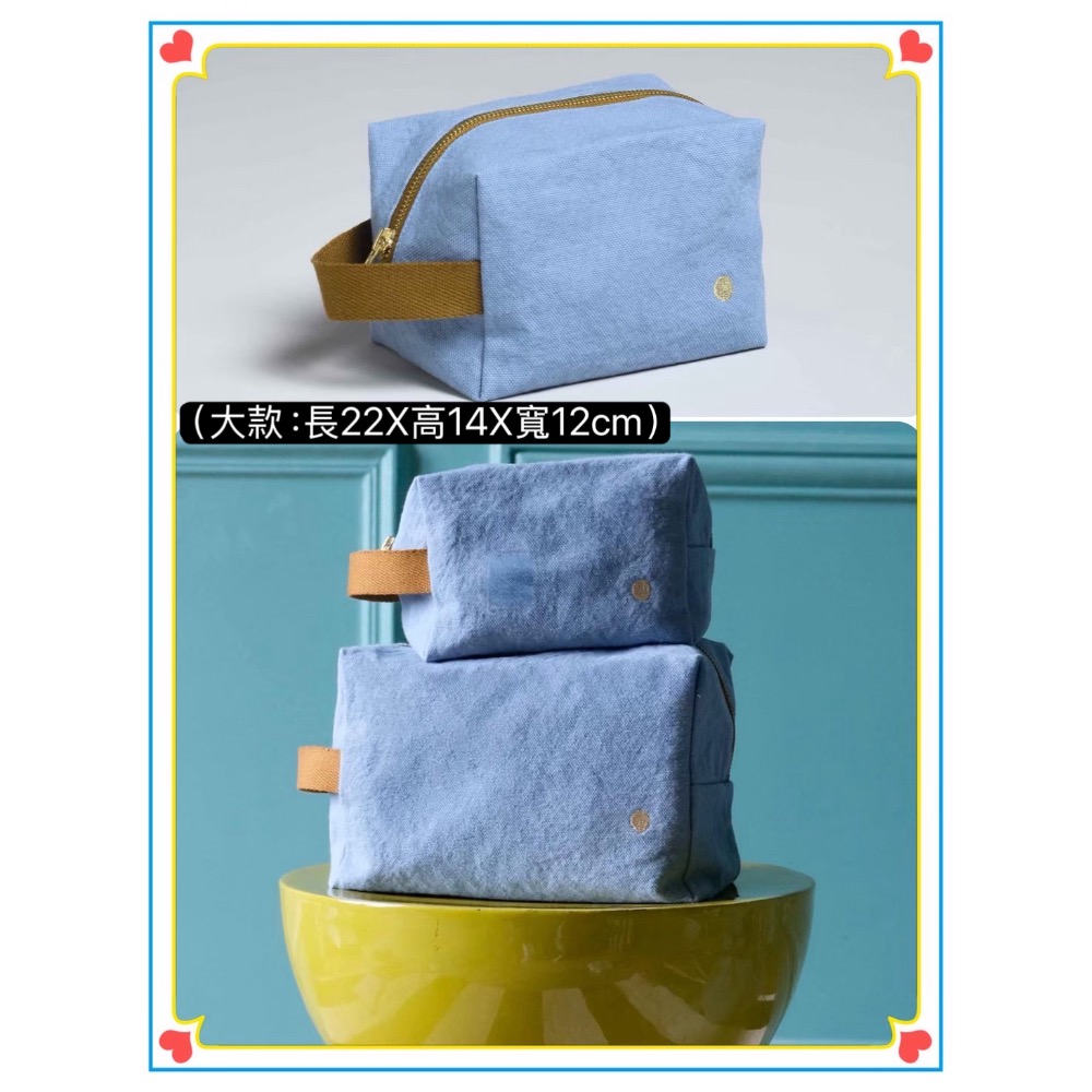 法國🇫🇷 La cerise sur le gâteau 有機棉 手提 側背包 立體 收納包 收納袋 防水棉-規格圖6