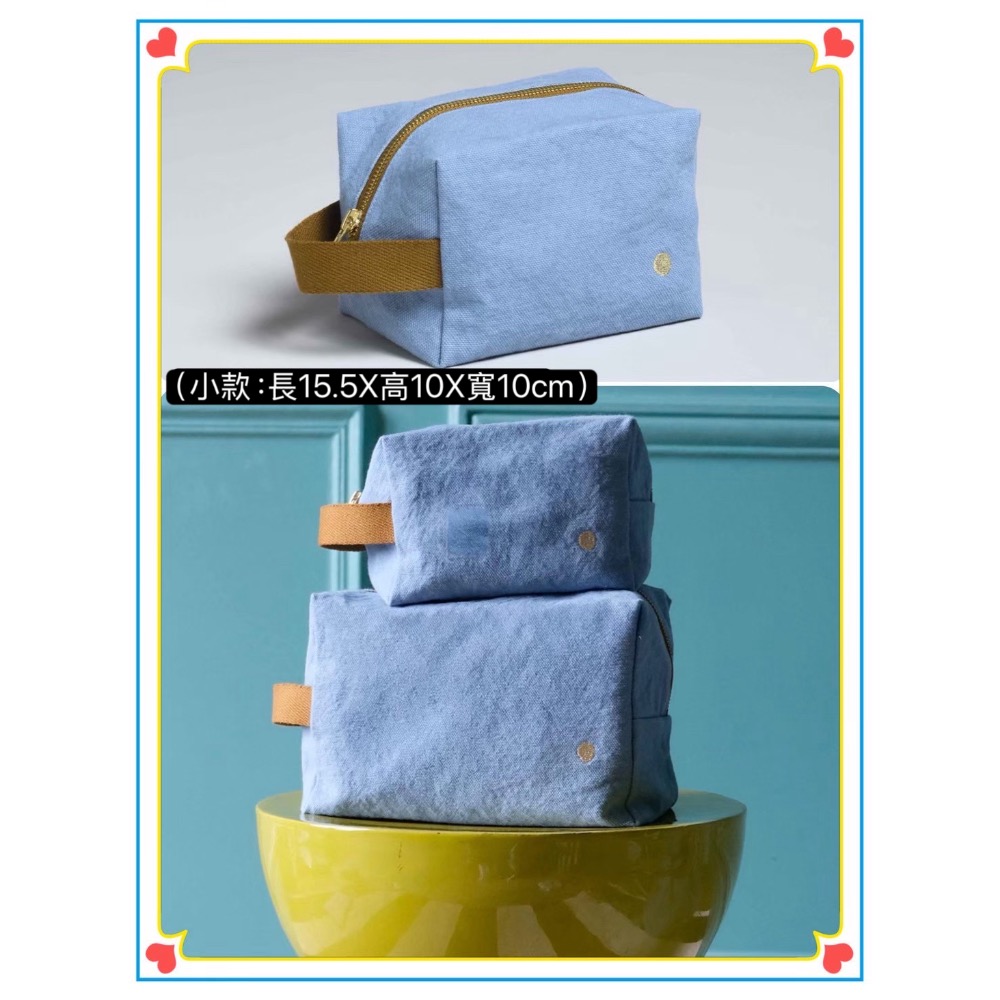 法國🇫🇷 La cerise sur le gâteau 有機棉 手提 側背包 立體 收納包 收納袋 防水棉-規格圖6