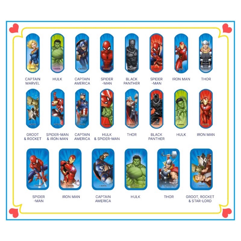 德國🇩🇪 Hansaplast 冰雪奇緣 繽紛動物 米奇 MARVEL漫威英雄 貼紙-細節圖4