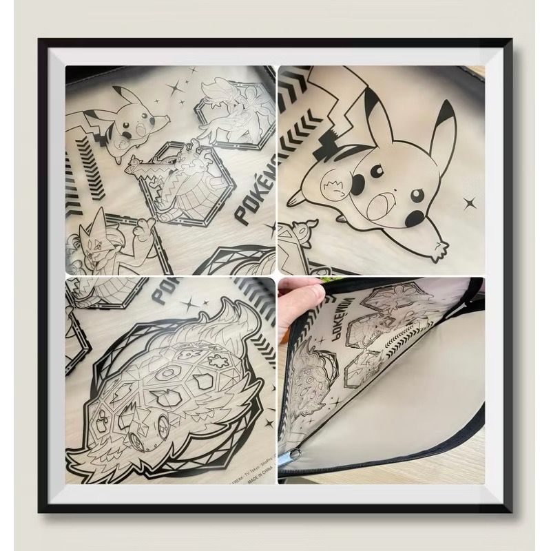 POCKET MONSTERS 聯絡袋 寶可夢 拉鍊 資料袋 透明 分類 檔案 神奇寶貝 口袋妖怪 A4-細節圖8