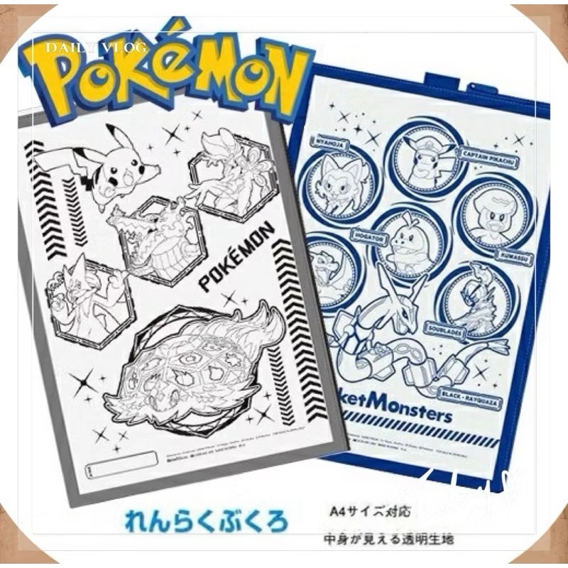 POCKET MONSTERS 聯絡袋 寶可夢 拉鍊 資料袋 透明 分類 檔案 神奇寶貝 口袋妖怪 A4-細節圖9