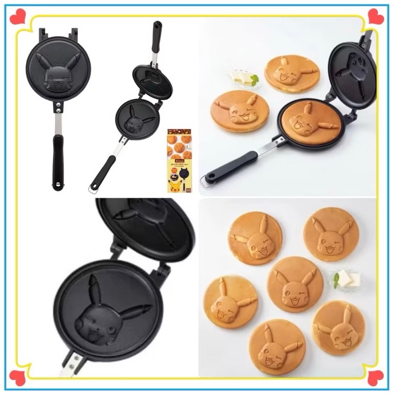 日本🇯🇵 Skater 寶可夢 皮卡丘 鬆餅圓形烤盤 造型烤盤 神奇寶貝 熱壓吐司烤盤 米菲兔 雞蛋糕 章魚燒 露營-細節圖3