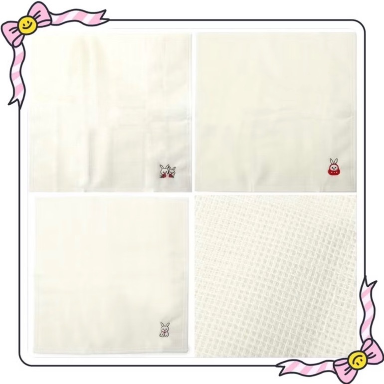 日本製🇯🇵 Knit kobo.h 原田織物 新年 送禮 廚務巾 廚房 毛巾 抹布 手帕 擦拭布 兔子 老虎 貓-細節圖9