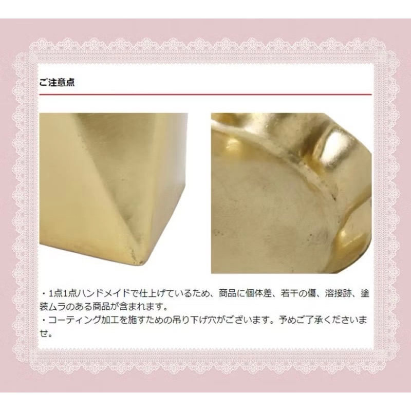 日本🇯🇵 Creer(クレエ) In bloom飾品 項鍊 戒指 耳環 支架（黃銅風)展示 收納 擺盤 印度製-細節圖5