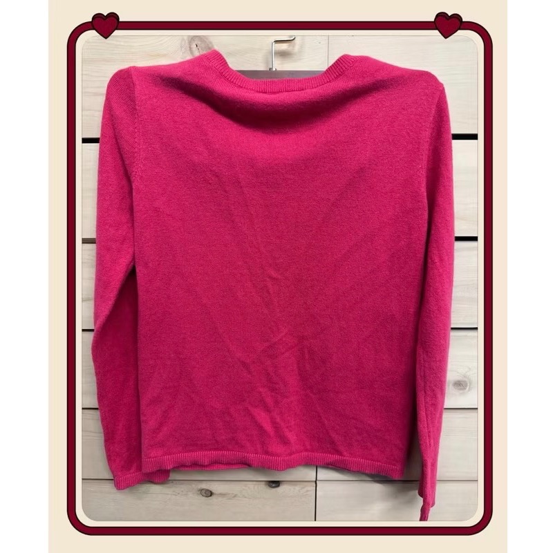 法國 🇫🇷 JACADI 紅色 針織小外套 女童 童裝 罩衫 羊毛 長袖 保暖 過年🧧 喜慶 氣質-細節圖2