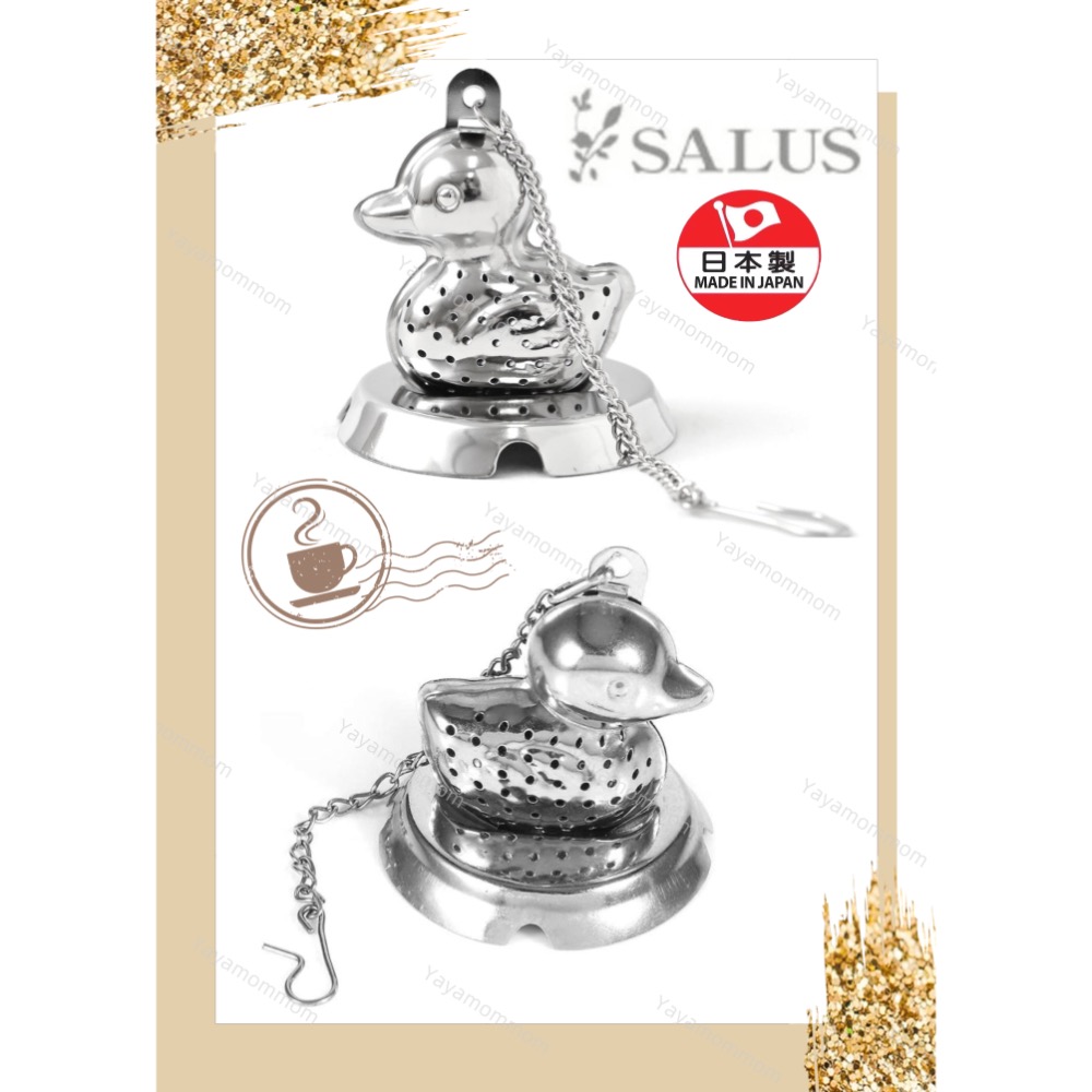 日本製 🇯🇵 佐藤金屬 SALUS 18-8不銹鋼 茶濾網 茶葉 濾網 鴨子 下午茶-細節圖2