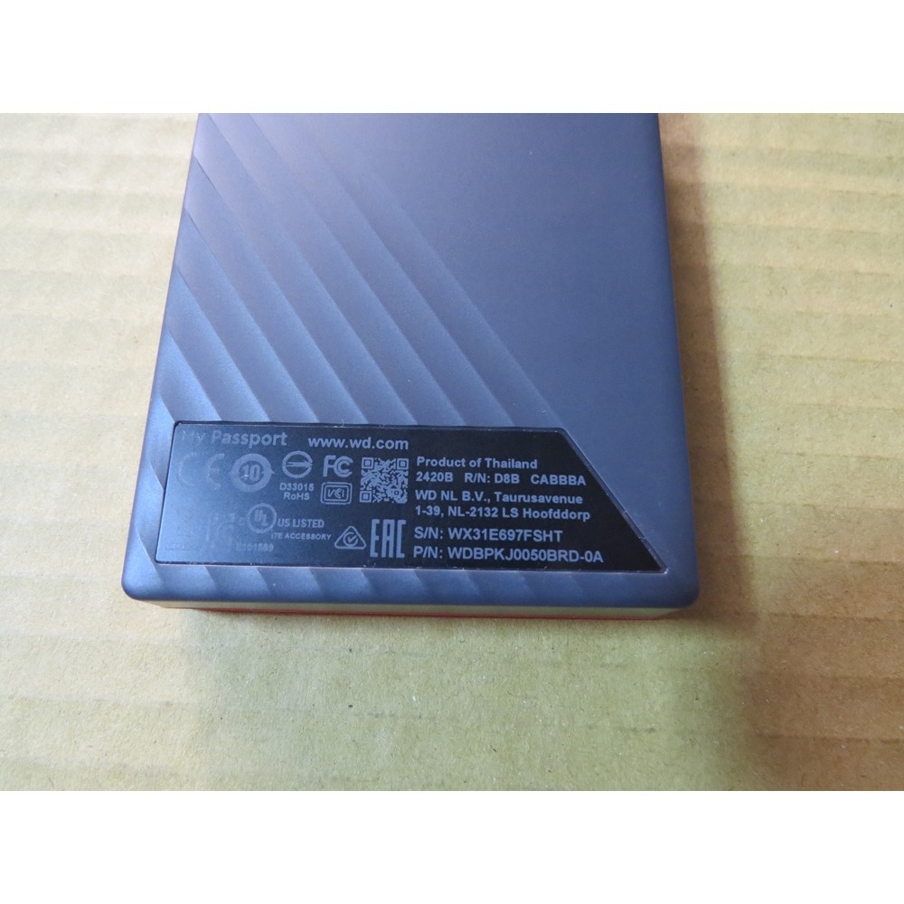 WD 5T外接硬碟 2.5吋 隨身硬碟 my passport 5t wd 2.5吋 紅色 WD5T行動硬碟usb3.0-細節圖2